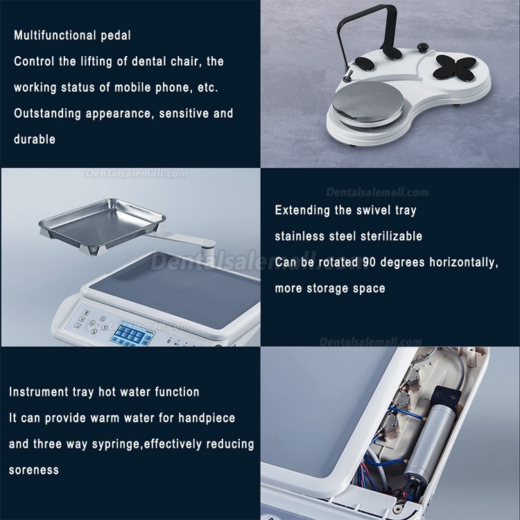 Tuojian® M200(L) Luxury Digital Dental Chair Unit Automatic Disinfection LCD Touch Screen